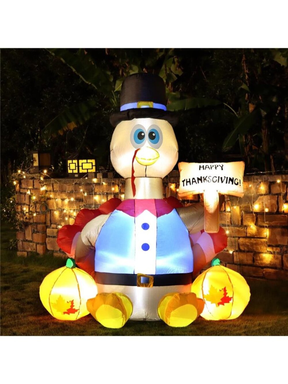 Thanksgiving Inflatable Decorations,ighted Happy Thanksgiving Inflatables - Picture 5 of 6